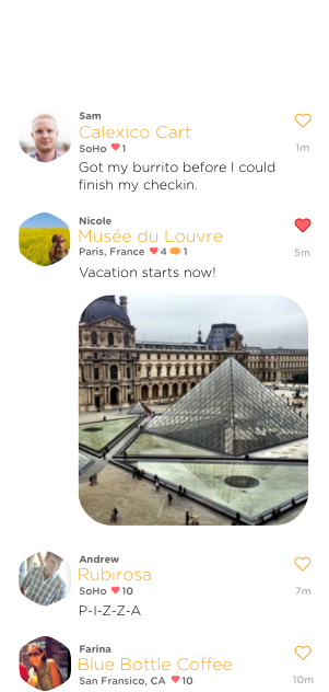 Swarm screenshot for iPhone
